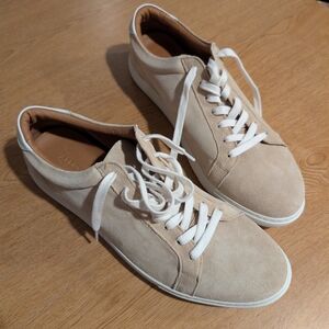 Allen Edmonds Courtside Tan Suede Sneakers Size 11.5